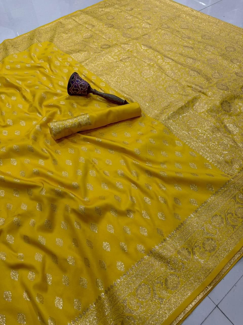 1 Banarasi Semi Silk image 15