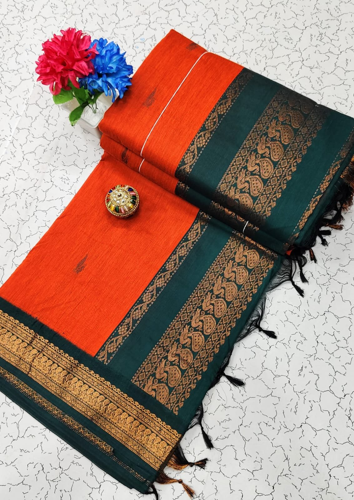 Kalyani Cotton Saree ( BUTTA) image 31