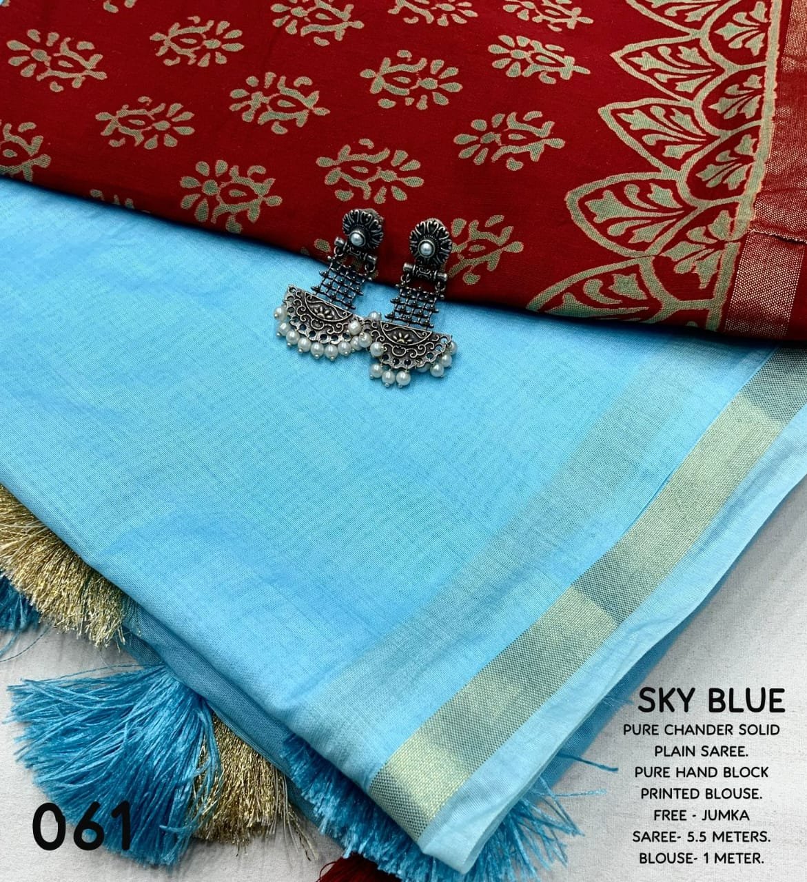 Soft Chanderi Silk Saree image 3