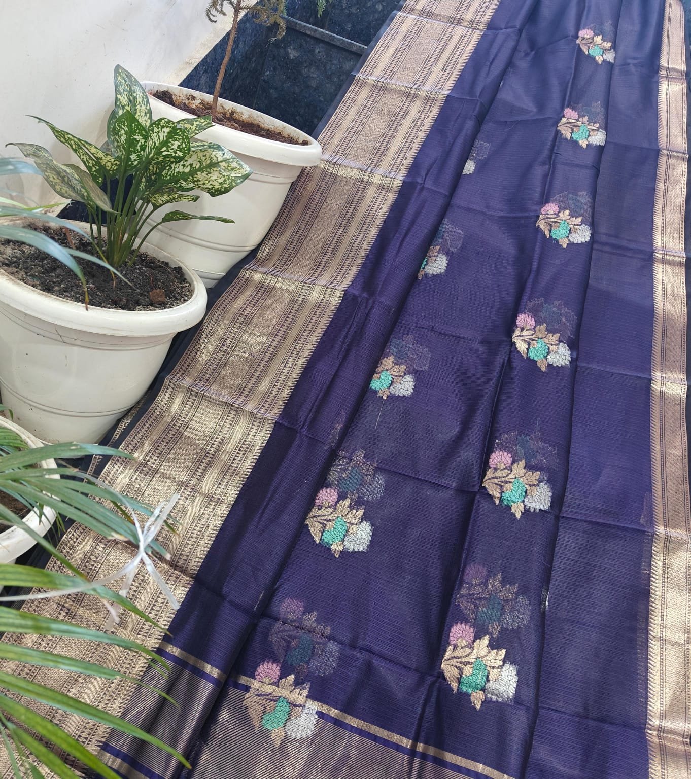 6 Kota Doria Saree image 7