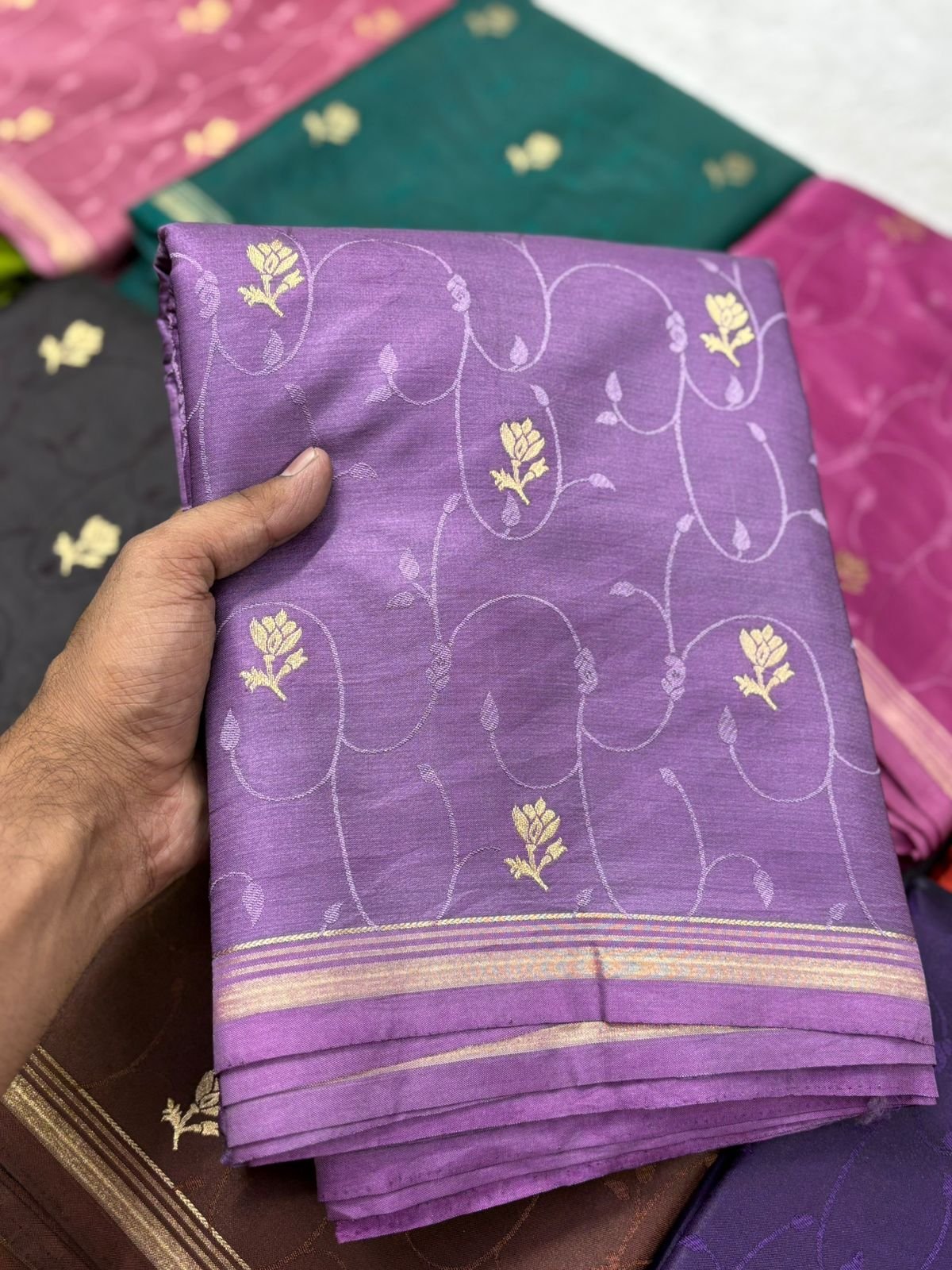 Premium Quality Gaji Silk saree image 5