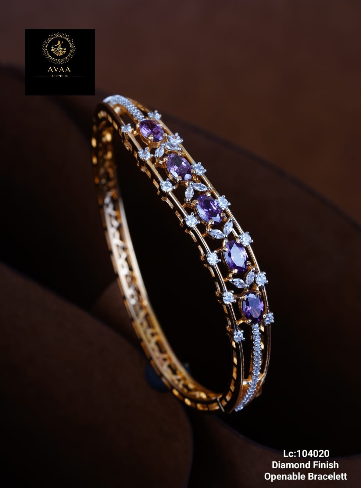 Diamond Bracelet Lavender