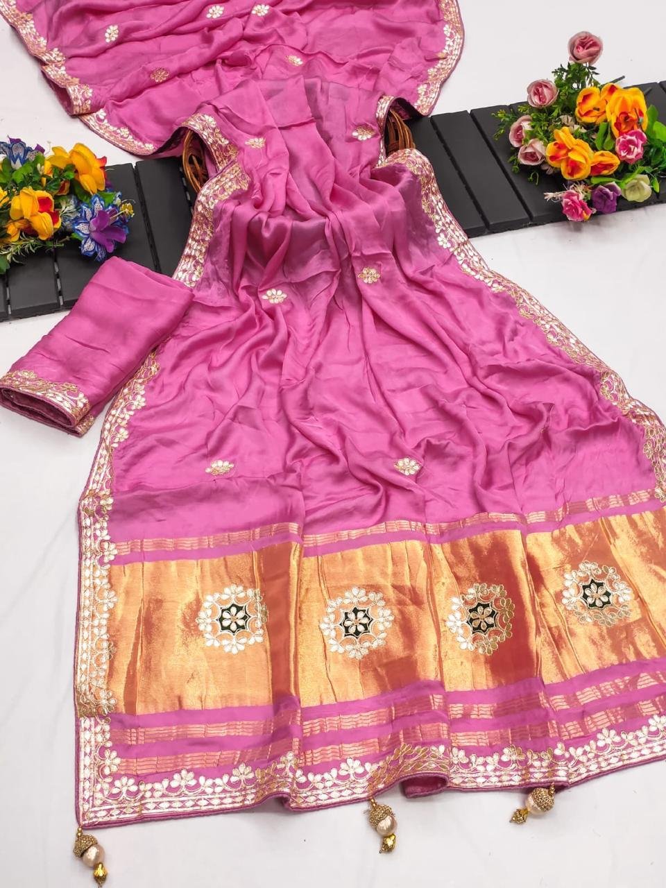 Pure Modal Silk Saree image 5