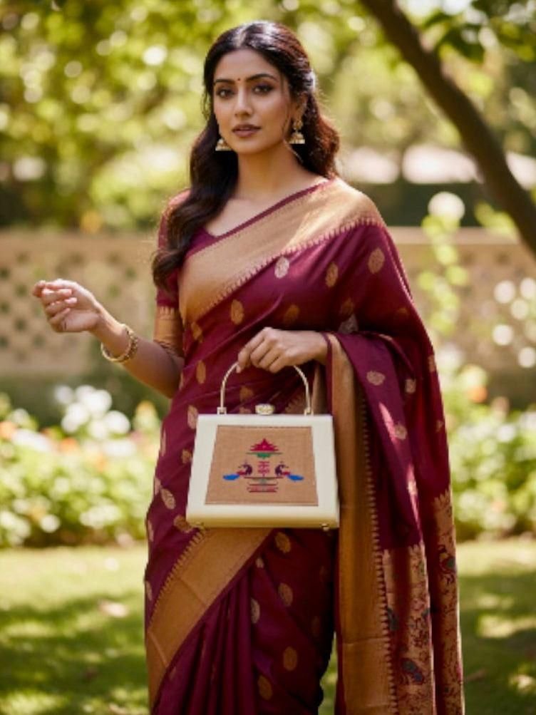 Paithani Clutch Design 2 image 10