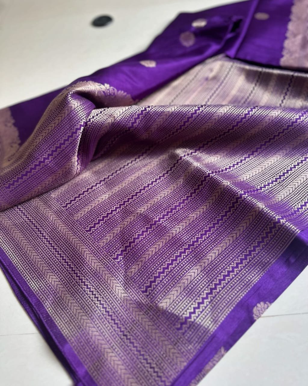 Banarasi Daybal Semi Georgette Soft Silk Saree image 17