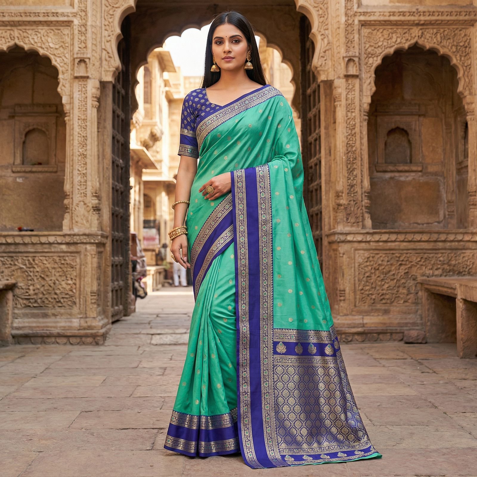 Banarasi Semi Silk