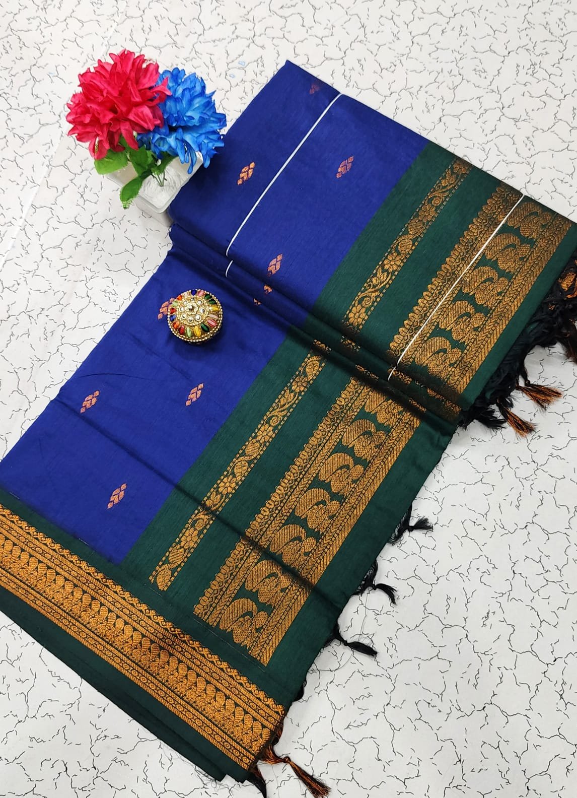 Kalyani Cotton Saree ( BUTTA) image 37
