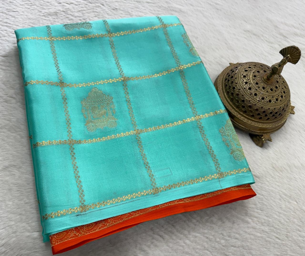 9 Pure Mysore Silk Sarees image 13