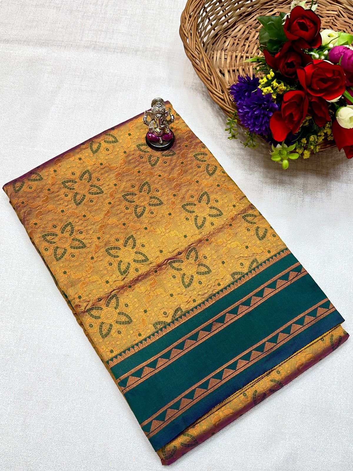 Rajasthani Bandhani Paithani image 9