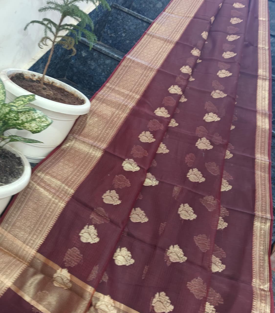 13 Kota Doria Weaving Saree