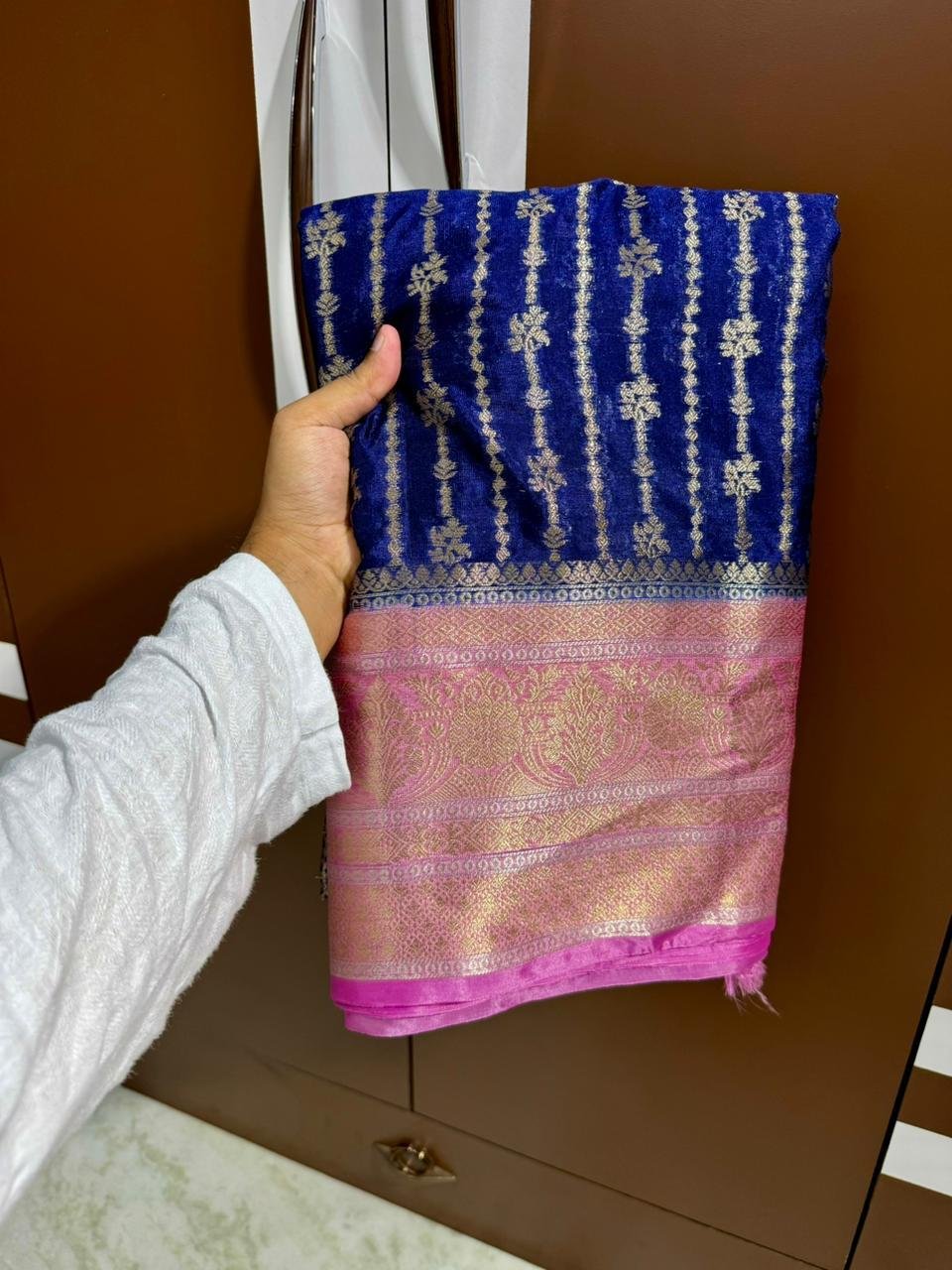 Banarasi Dybal Dupion Silk Saree image 11