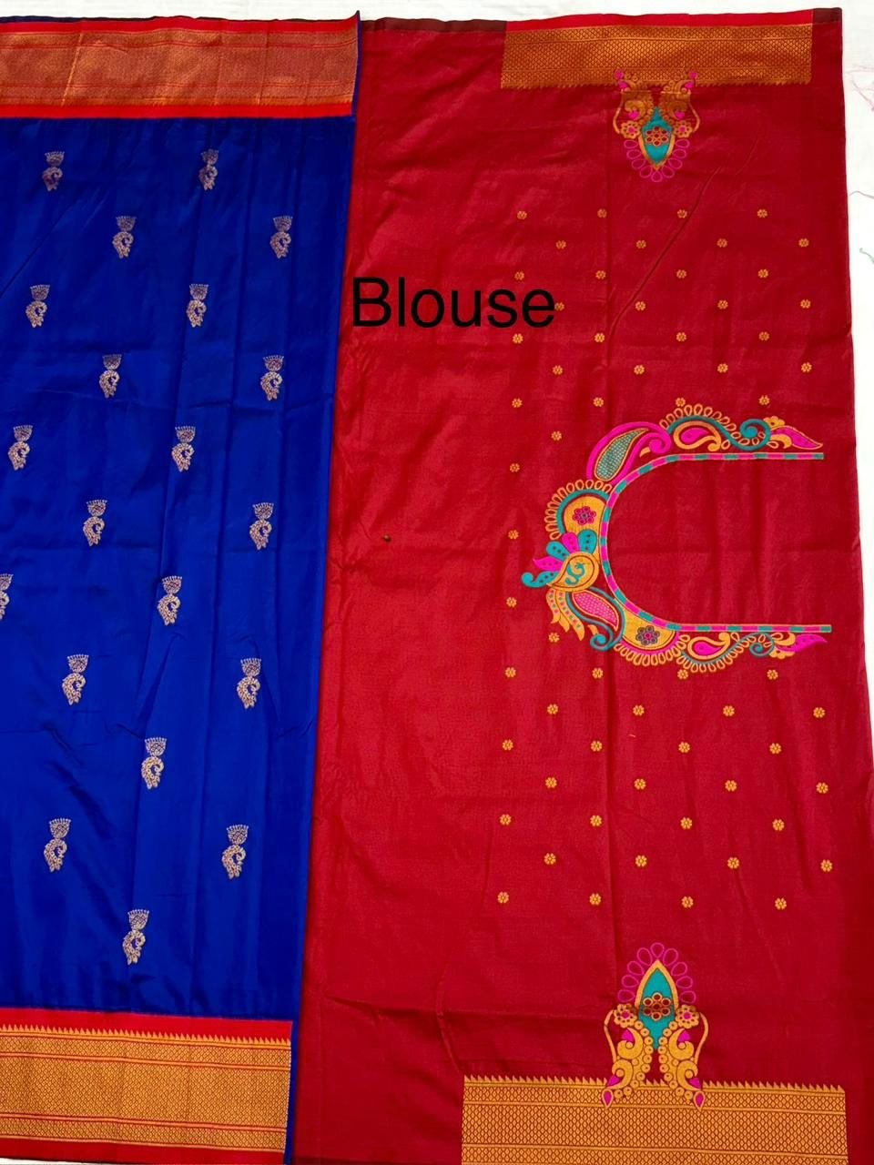 Mayuri Zhumka Kadiyal Paithani image 13
