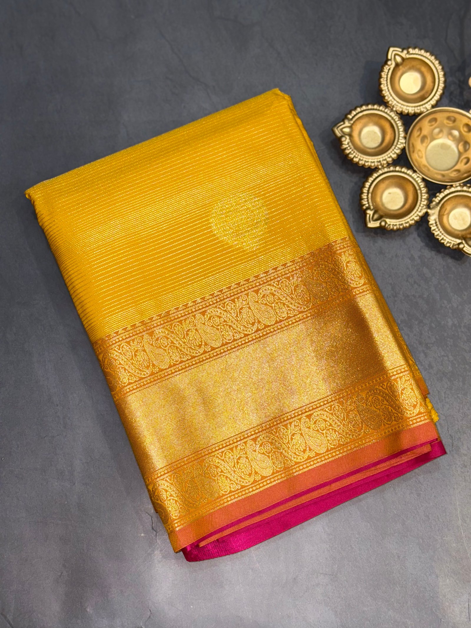 2 Korvai Kanchi Semi Silk Sarees image 14