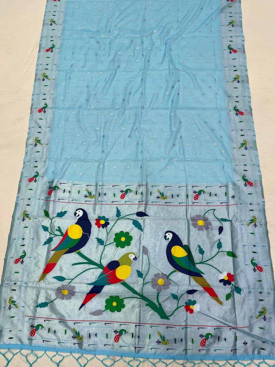 Cotton Paithani Saree image 8