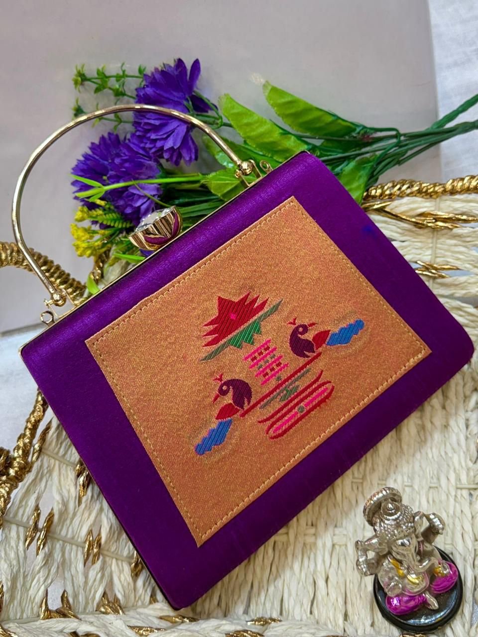 Paithani Clutch Design 2 image 8