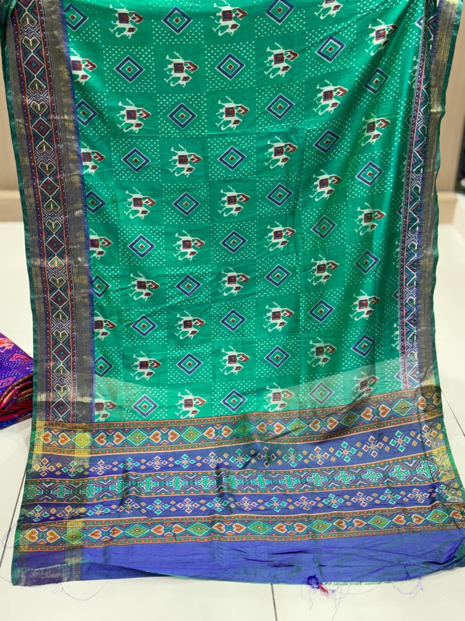 Surti Patola Printed Sarees image 3