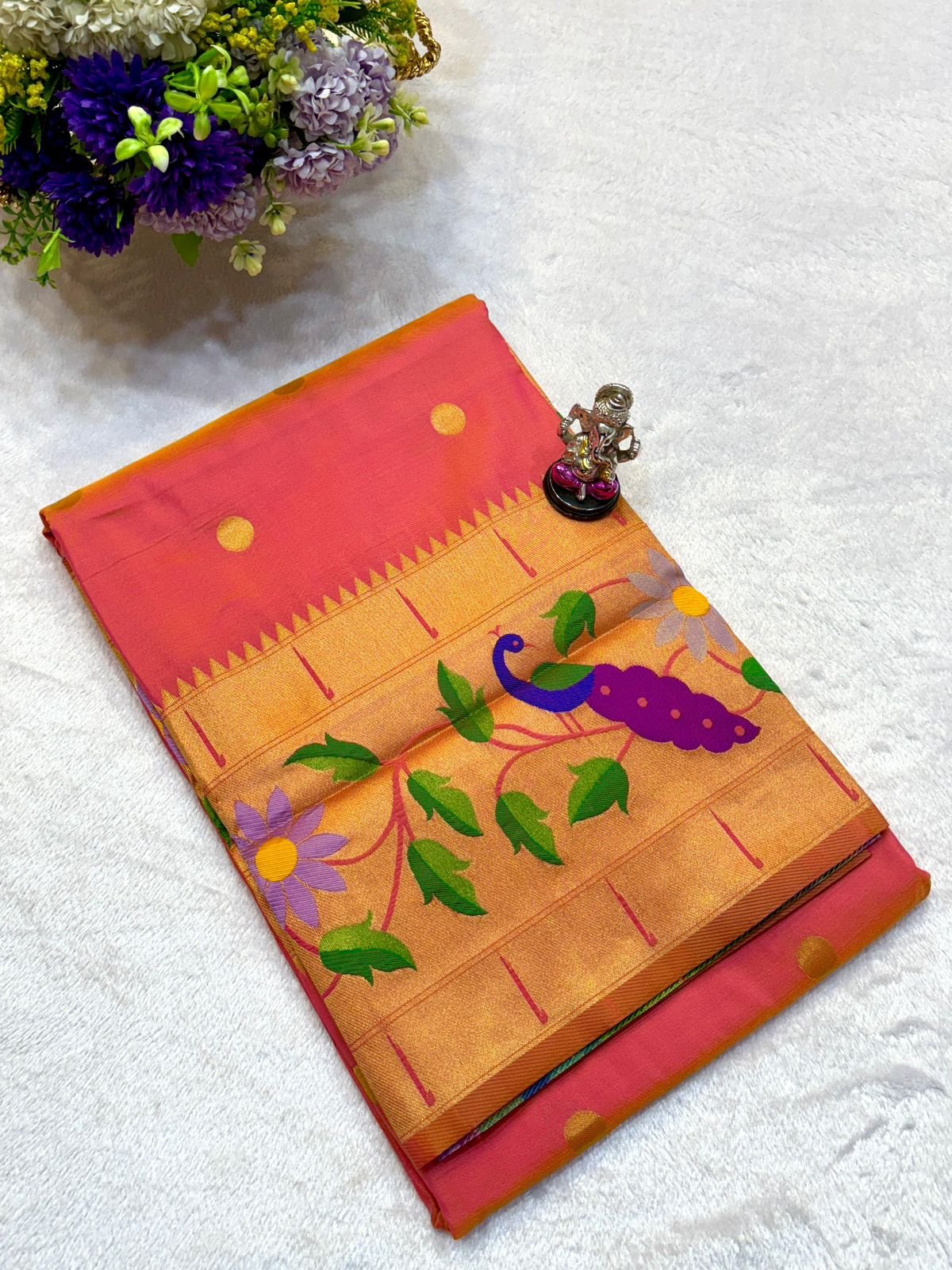 Radha Rani Brocade Paithani image 26