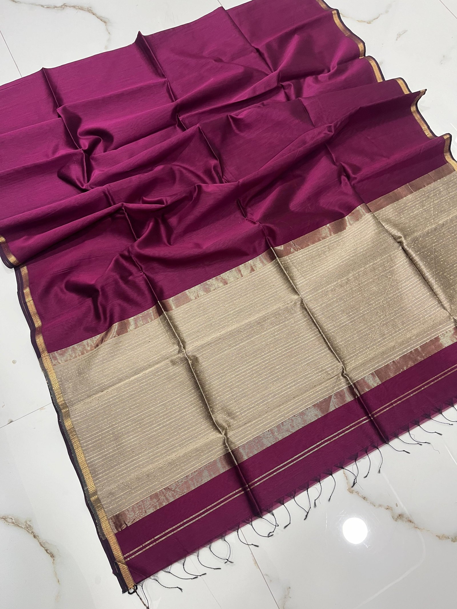 Maheswari Kosa Pallu Saree image 9