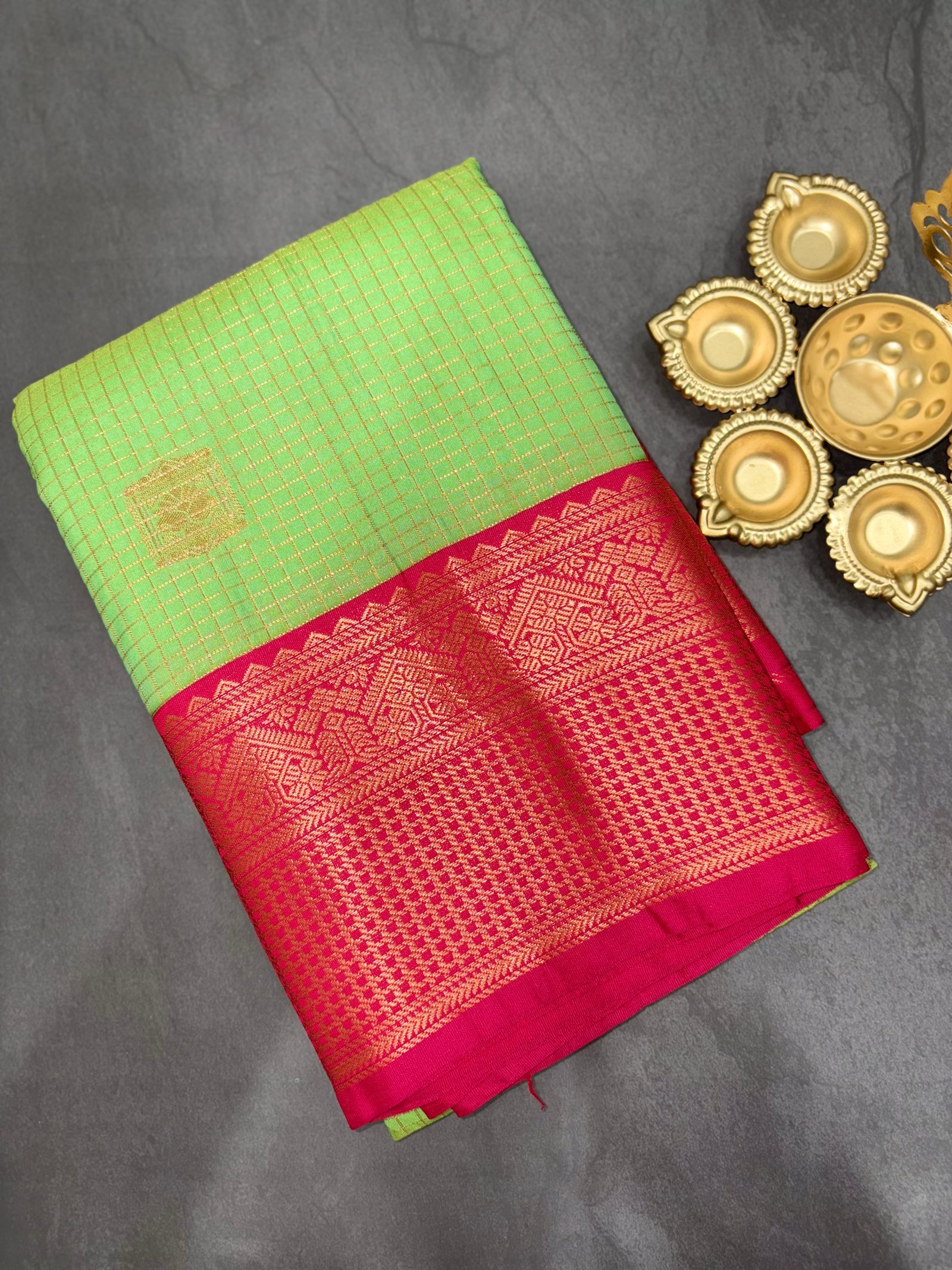 1 Korvai Kanchi Semi Silk Sarees image 27