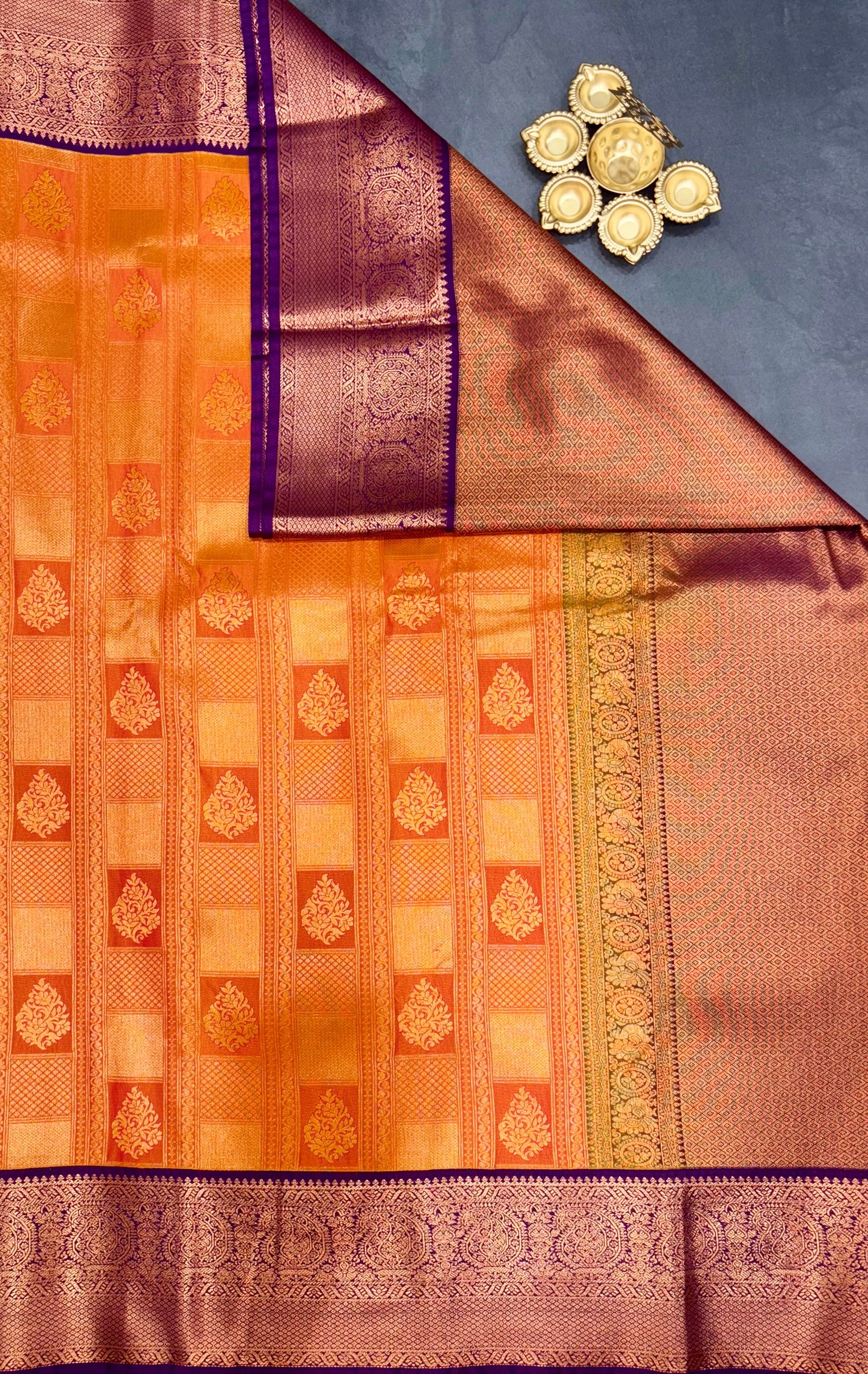 9 Korvai Kanchi Semi Silk Sarees image 15
