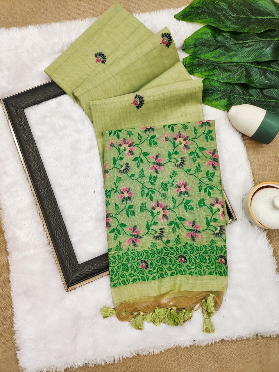 Premium Chanderi Cotton Saree image 4