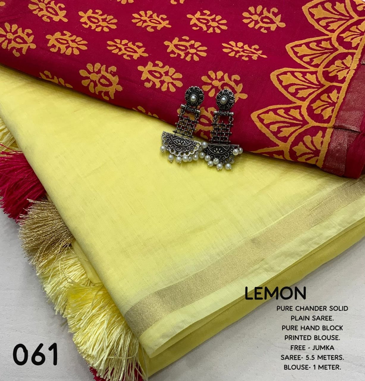 Soft Chanderi Silk Saree image 8