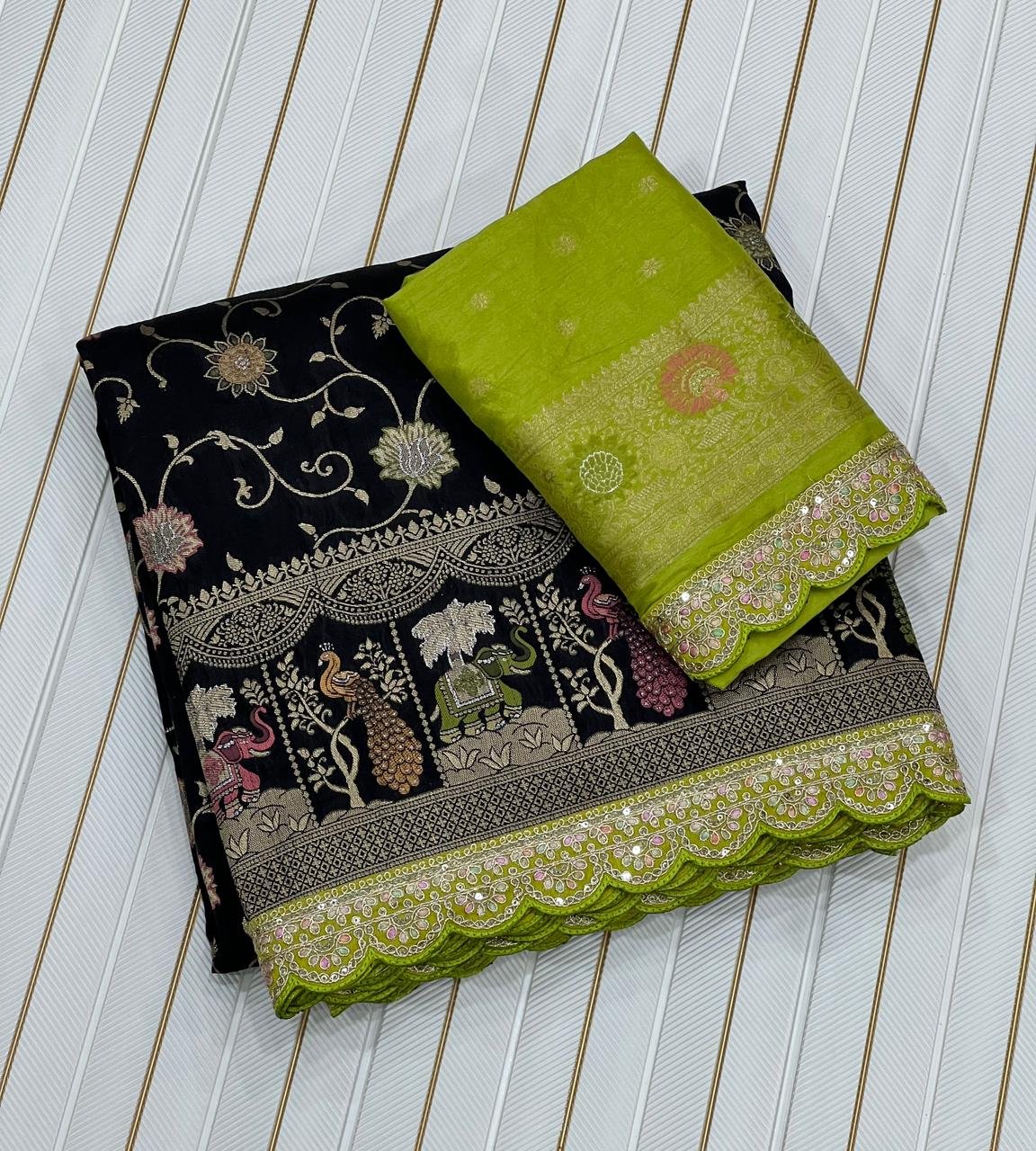 Dola Silk Saree image 5