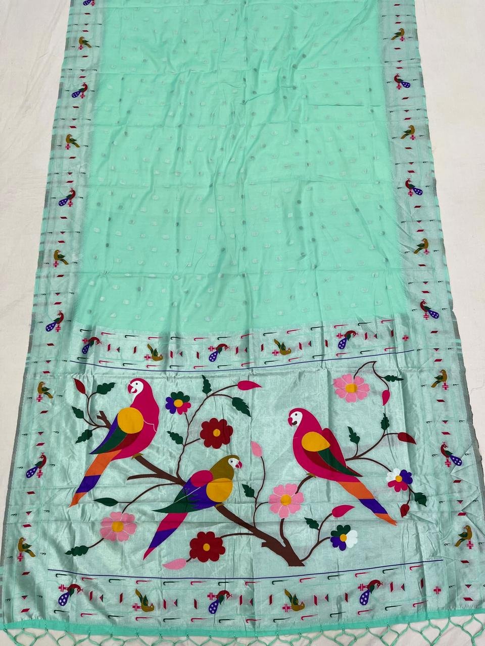 Cotton Paithani Saree image 7