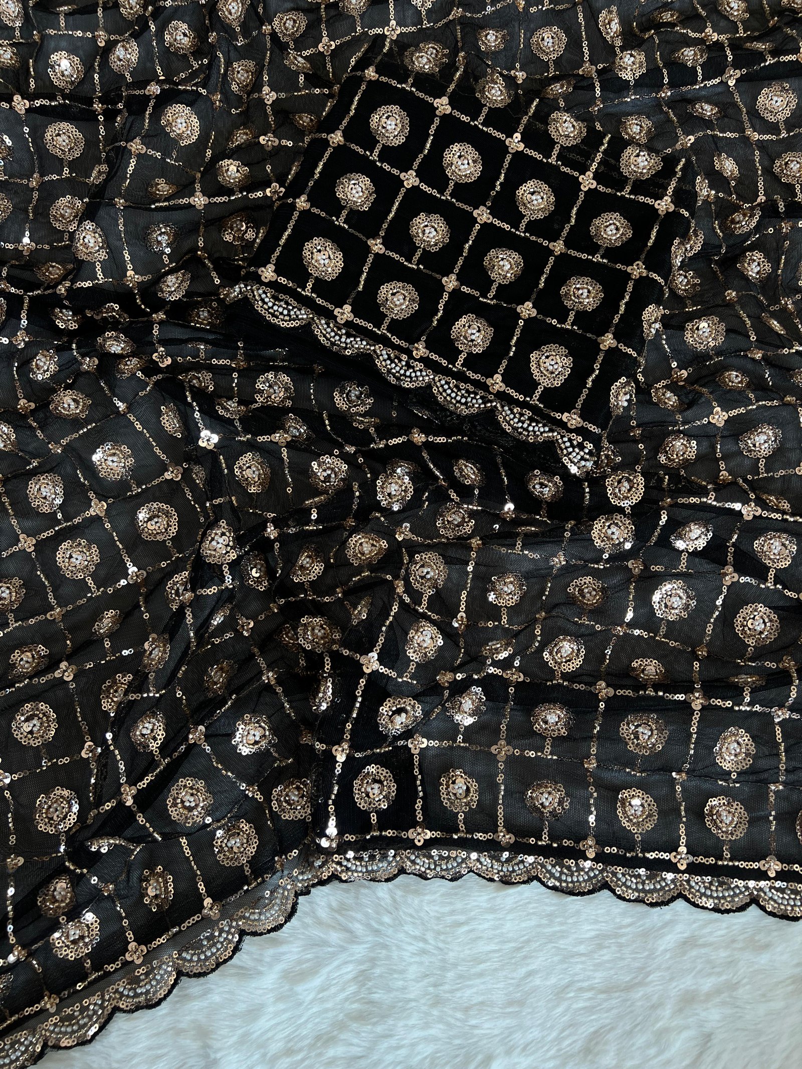Heavy Butterfly Net Saree image 8