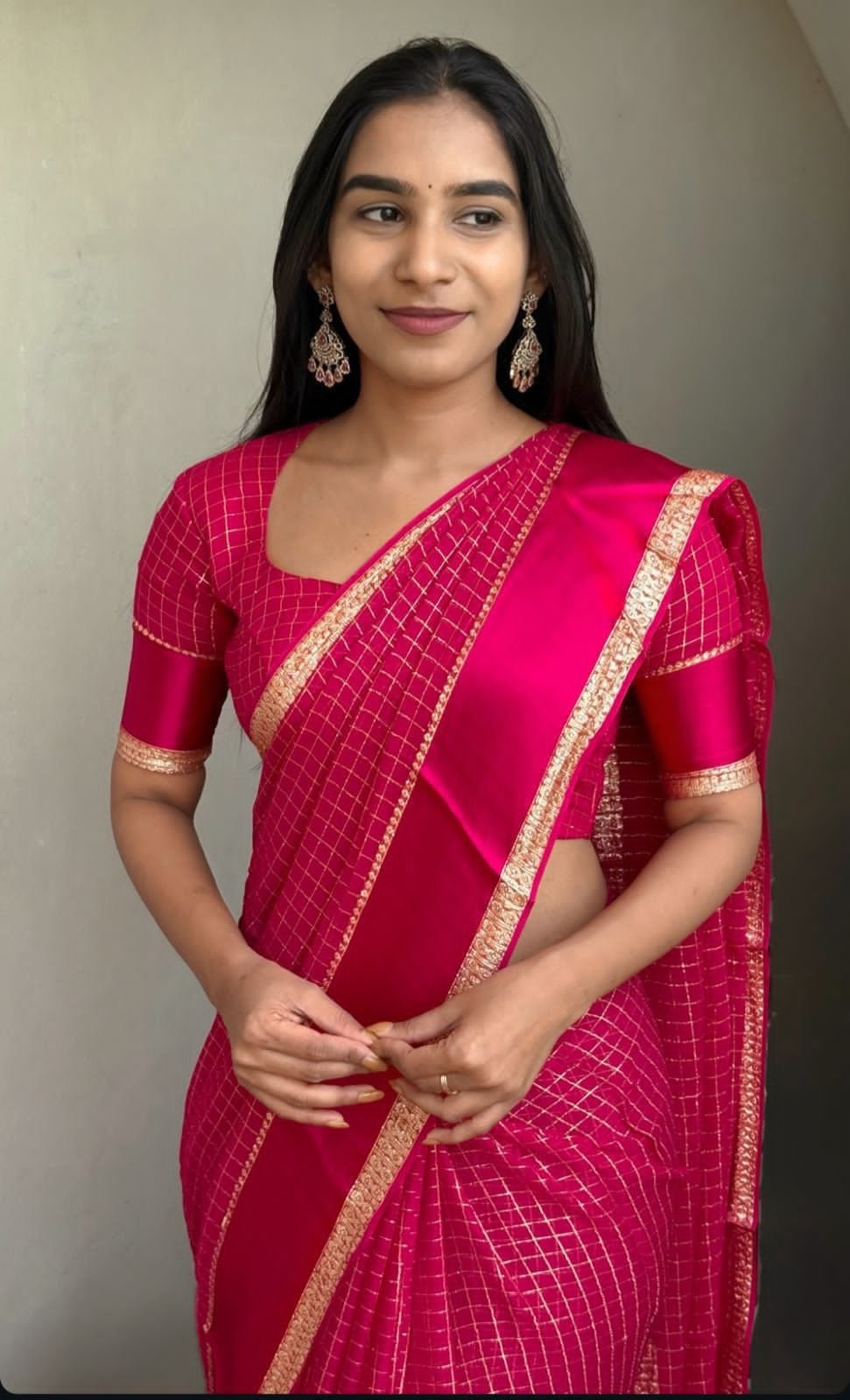 Viscose georgette saree image 7