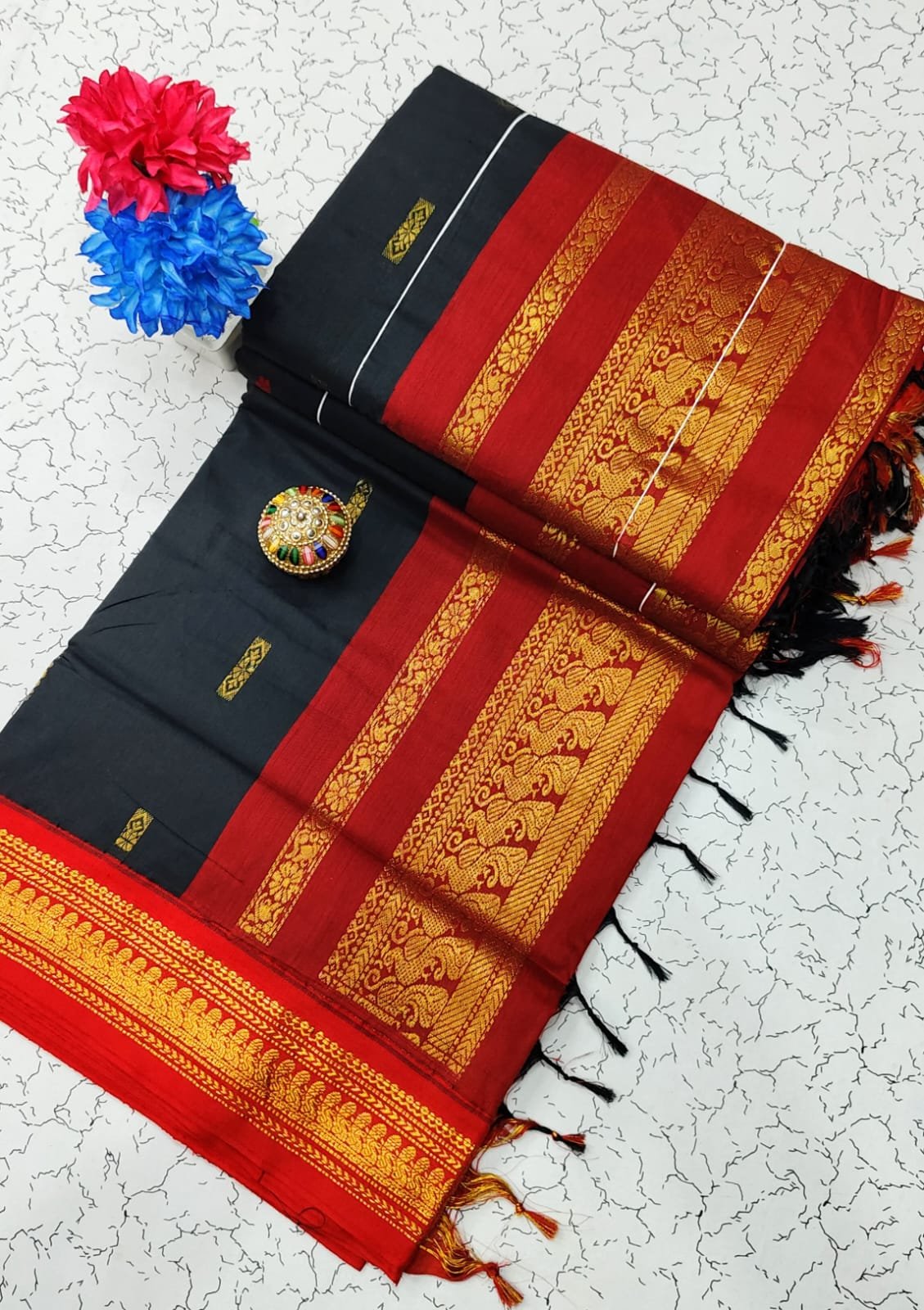 Kalyani Cotton Saree ( BUTTA) image 3