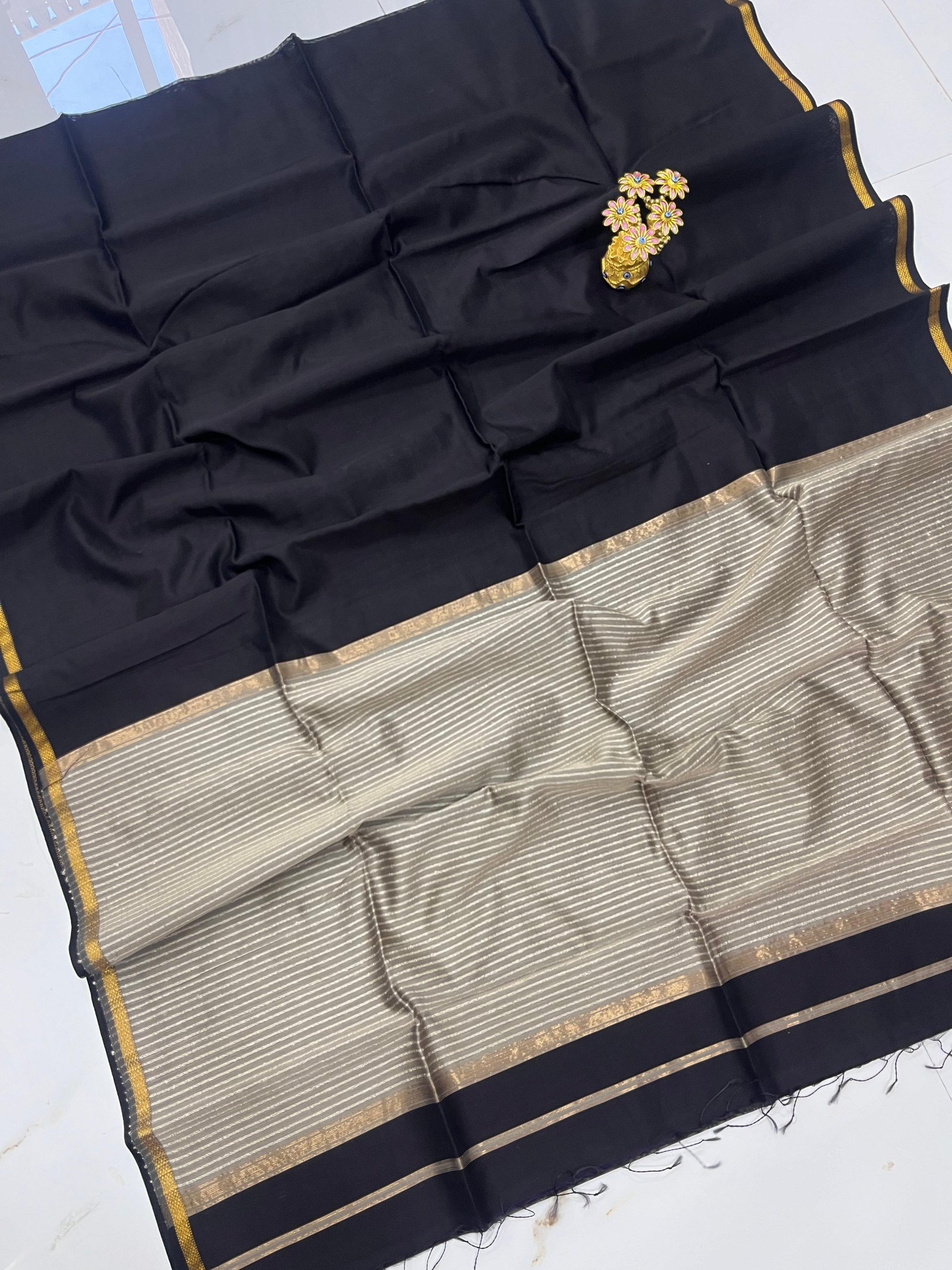 Maheswari Kosa Pallu Saree