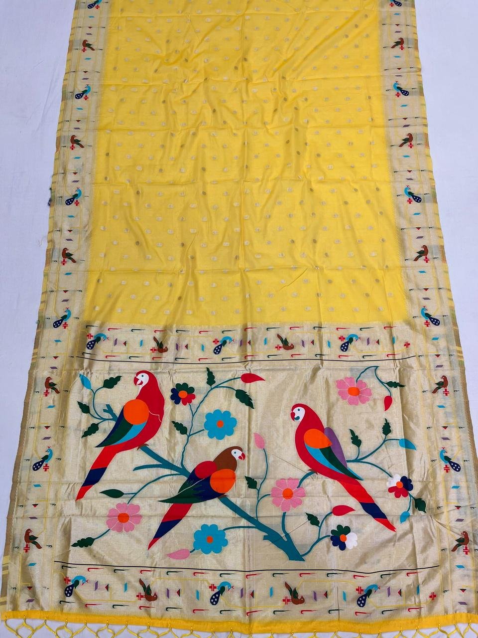 Cotton Paithani Saree image 10