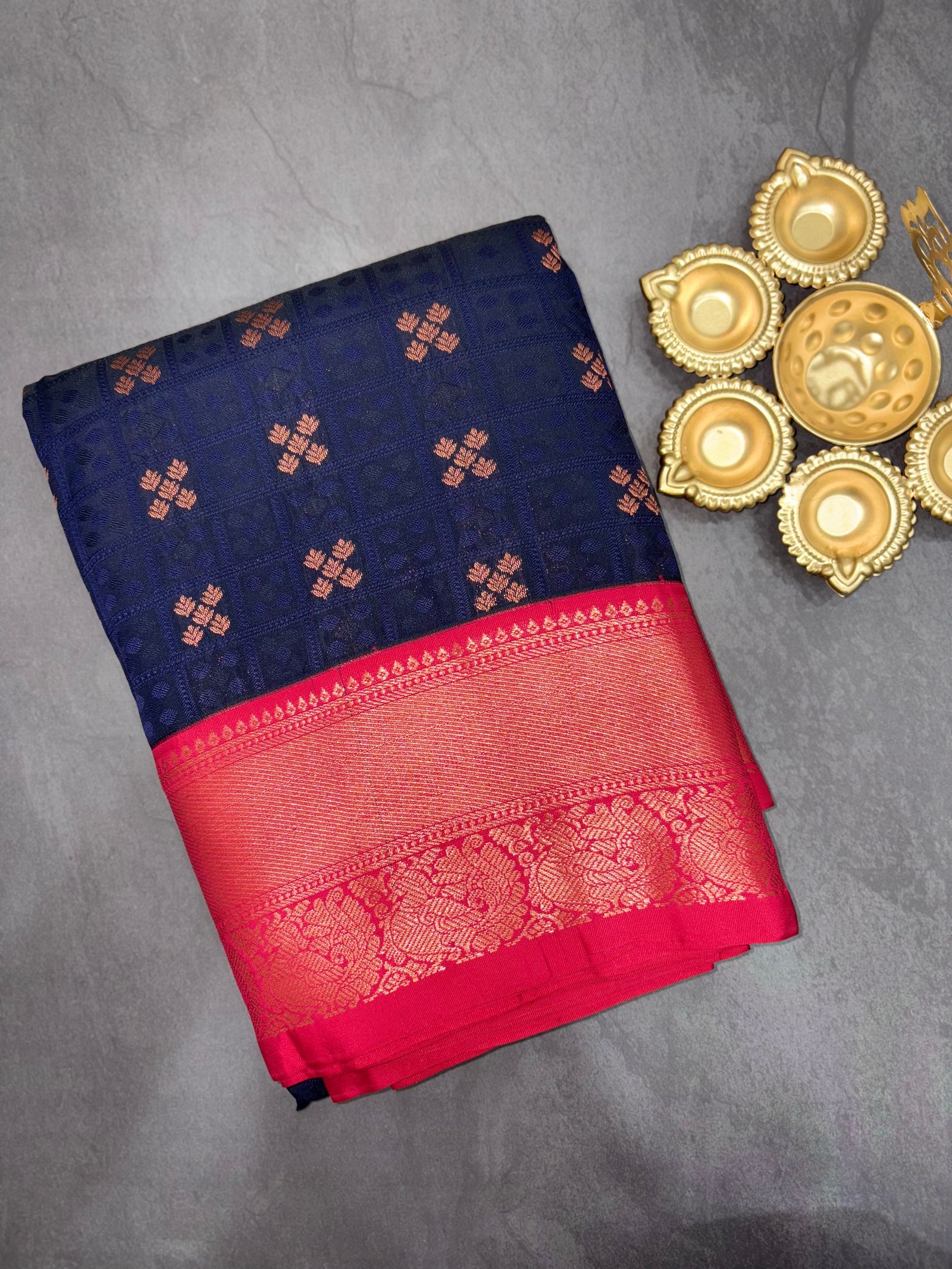 2 Korvai Kanchi Semi Silk Sarees image 21