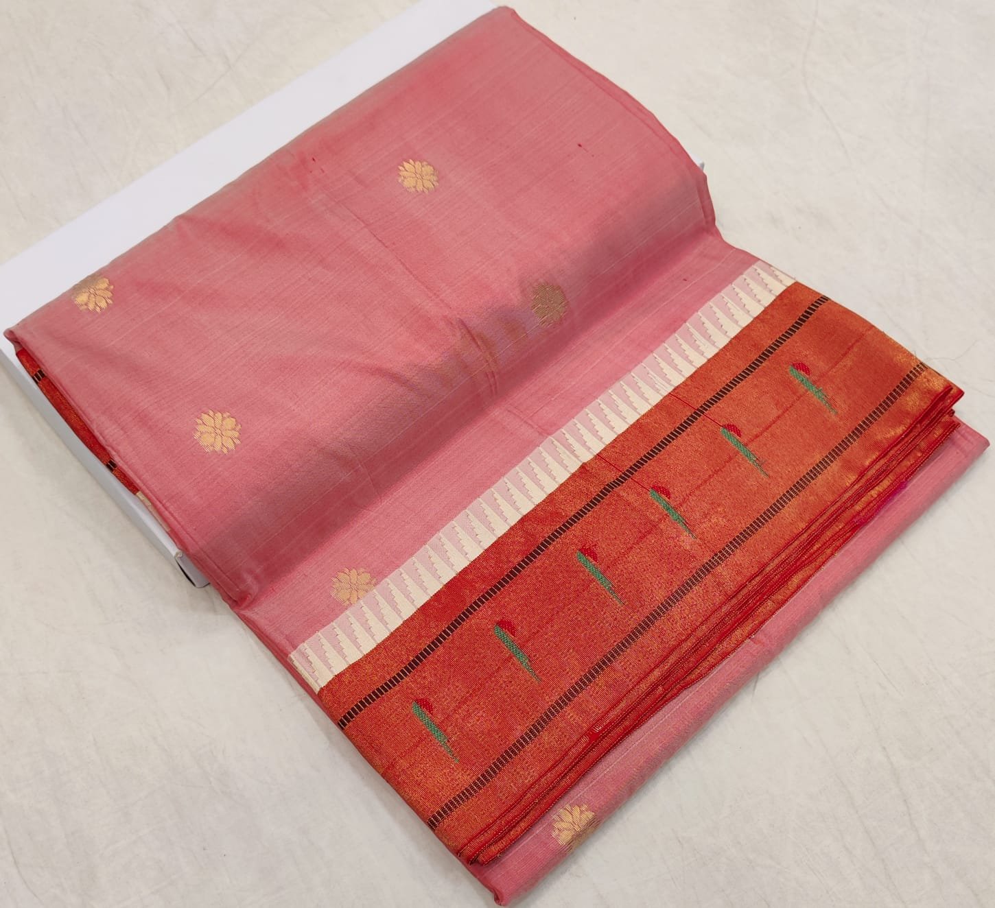 Muniya Paithani Pure Silk image 21