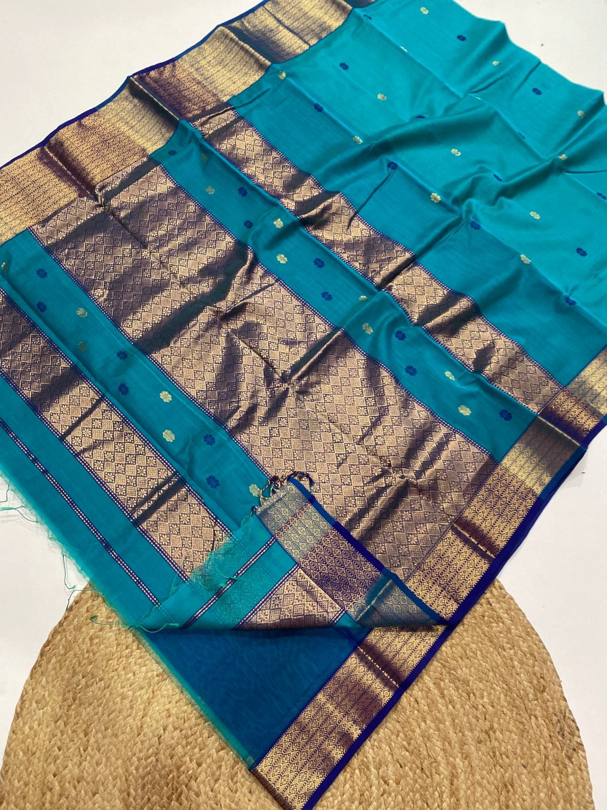 Maheshwari Rich Diamond Pallu image 6