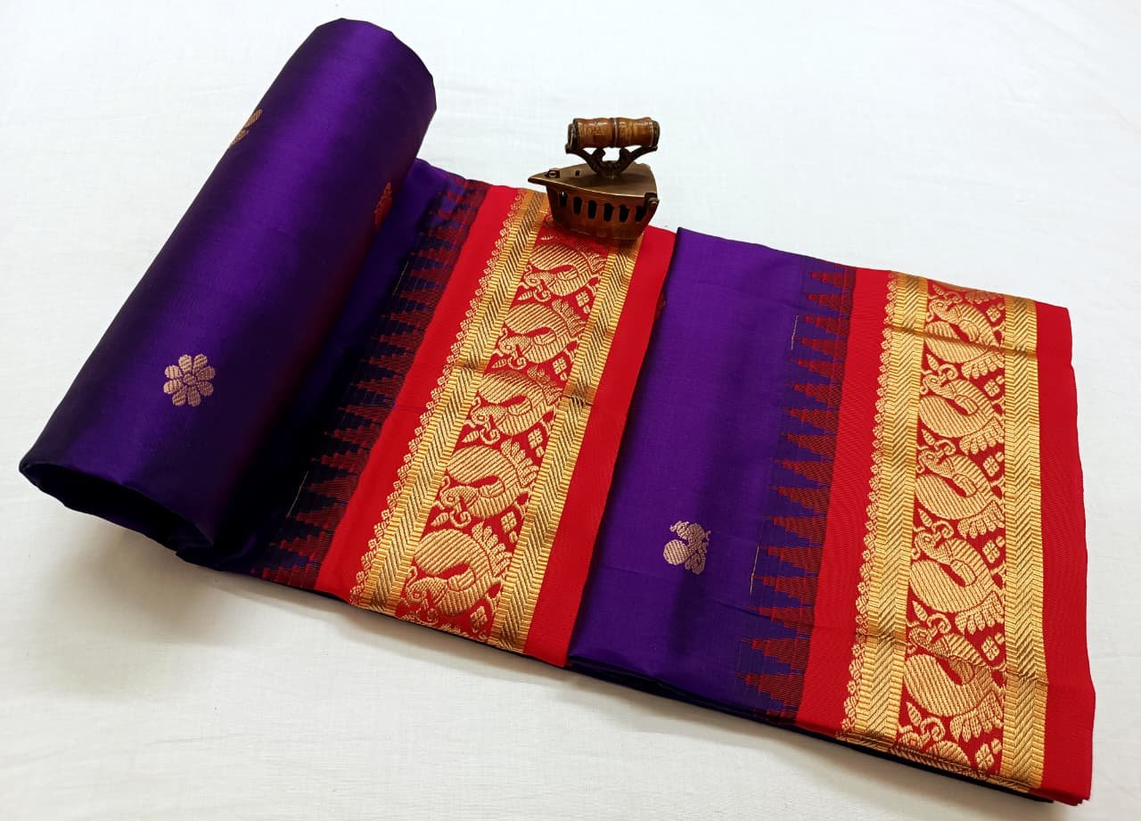 Swamini Gadwal Pure Silk image 15