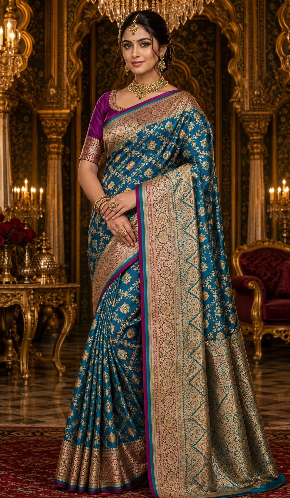 Bridal Banarasi Sarees image 12
