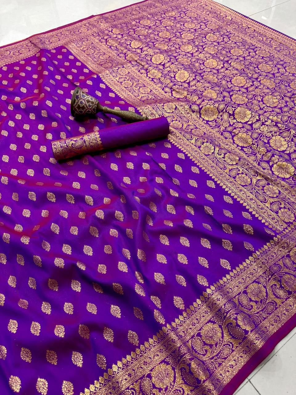 1 Banarasi Semi Silk image 8