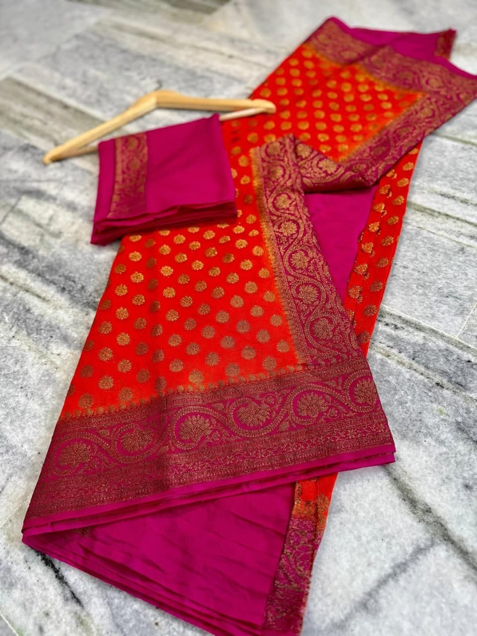 1 Banarasi Daybal Semi Georgette Soft Silk image 6