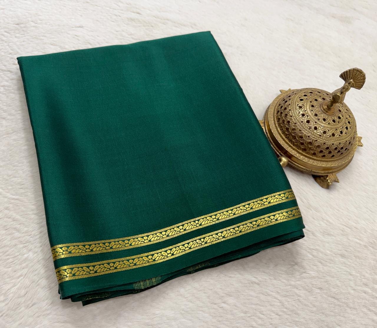 Pure Mysore Silk Sarees image 2