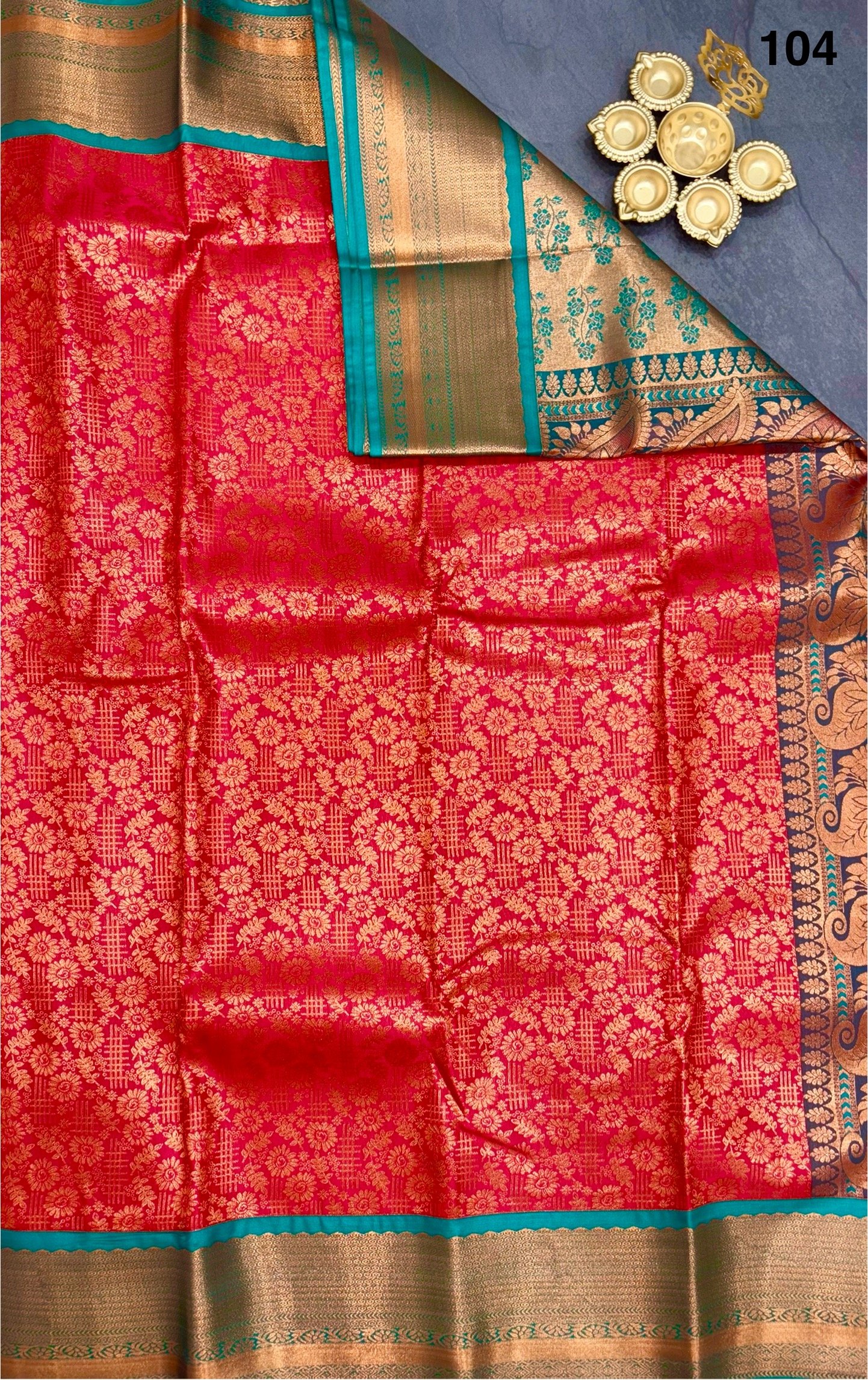 3 Korvai Kanchi Semi Silk Sarees image 4