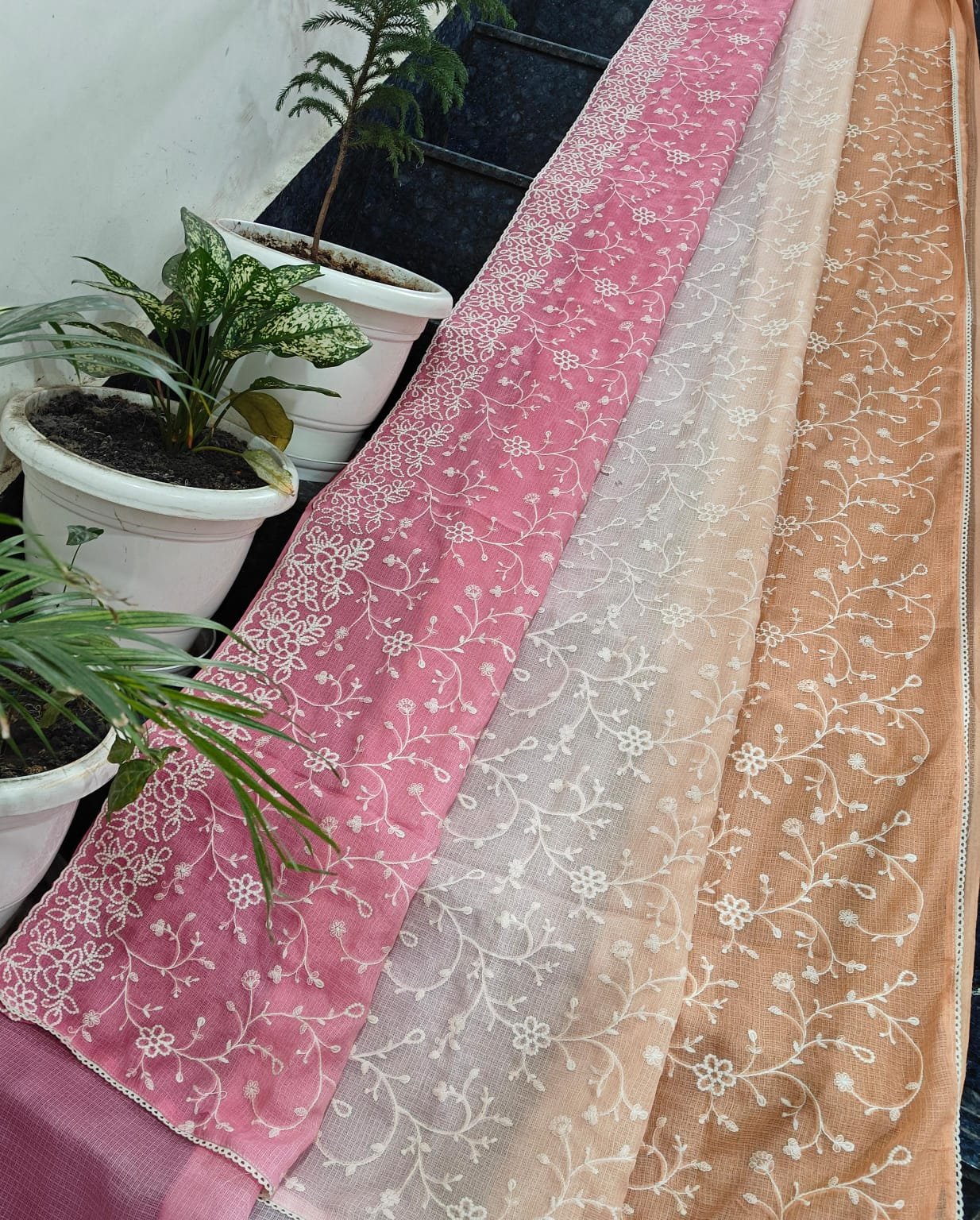 11 Kota Doria Saree  Shaded image 4