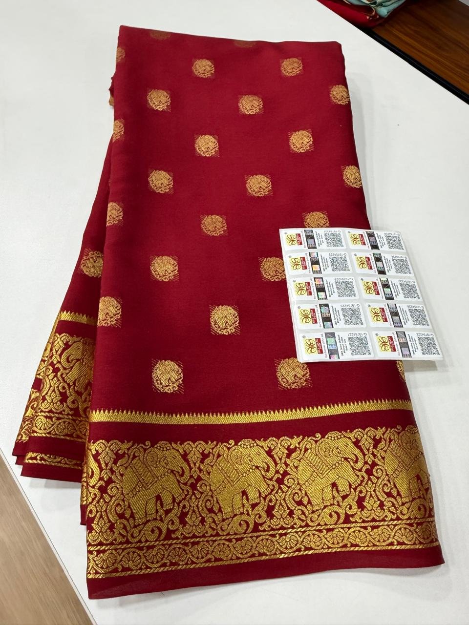 5 Pure Mysore Silk Sarees image 17