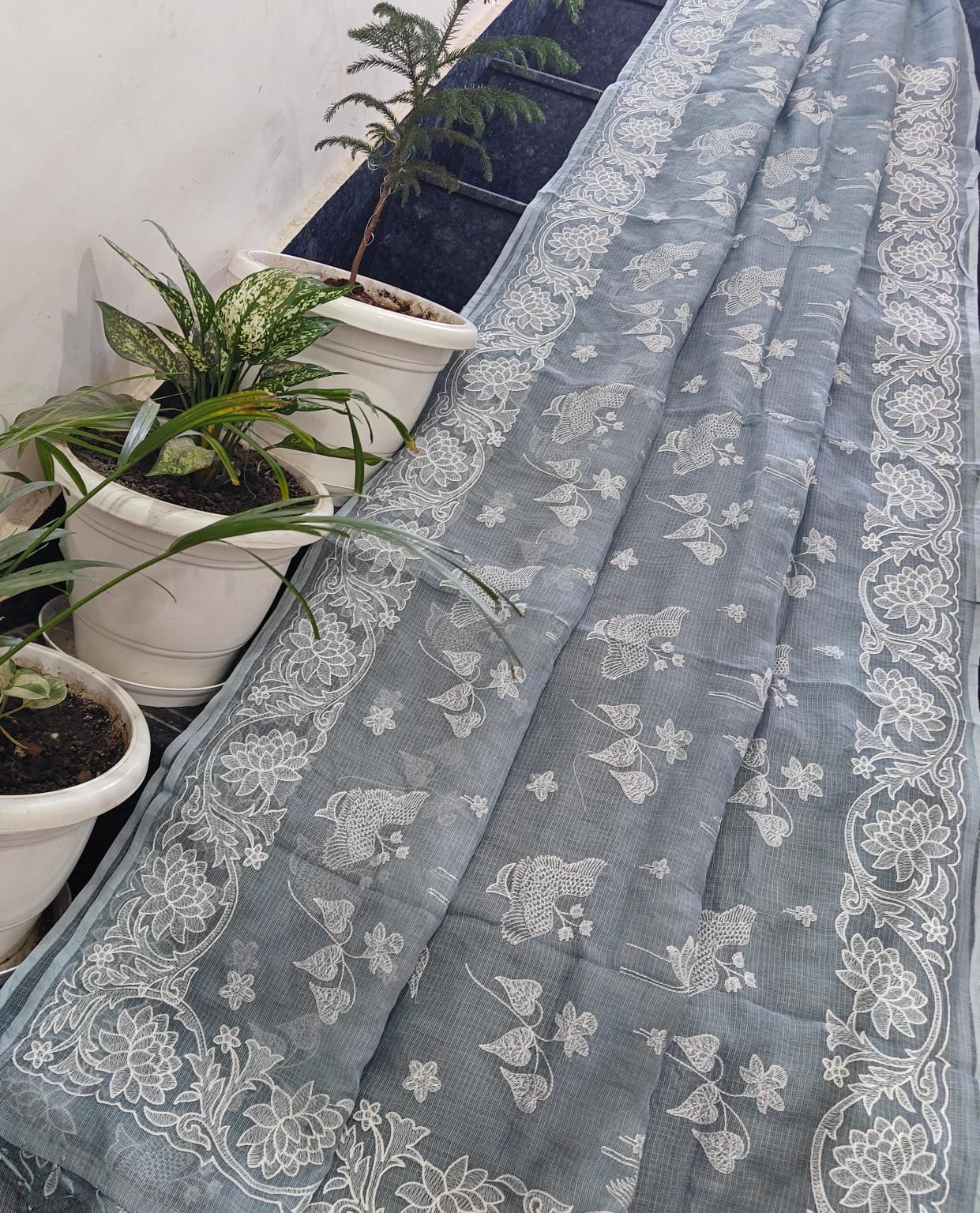 9 Kota Doria Saree image 3