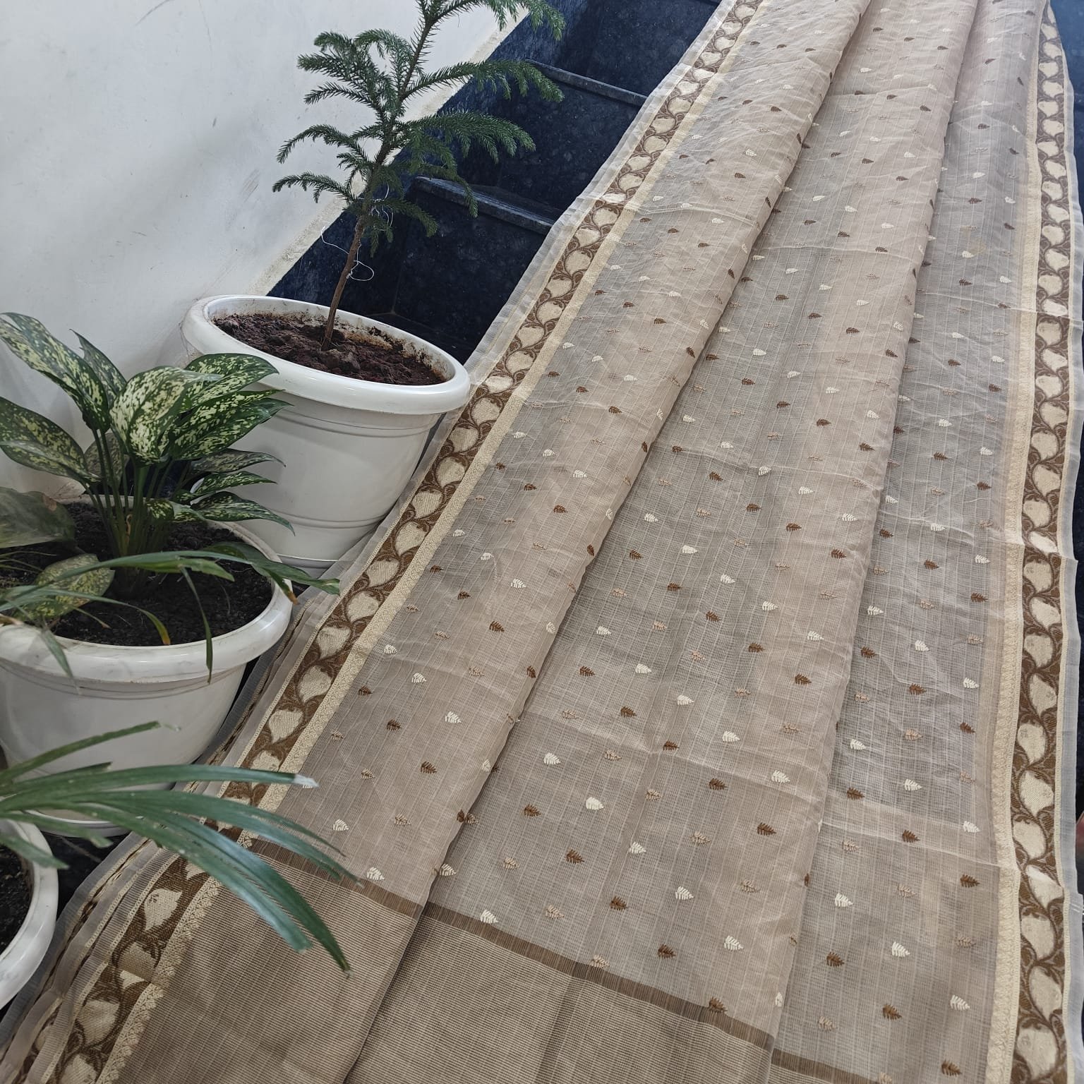 3 Kota Doria Saree