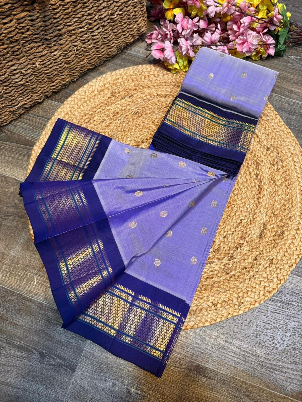 Kalanjali Maharani Paithani Pure Silk image 4