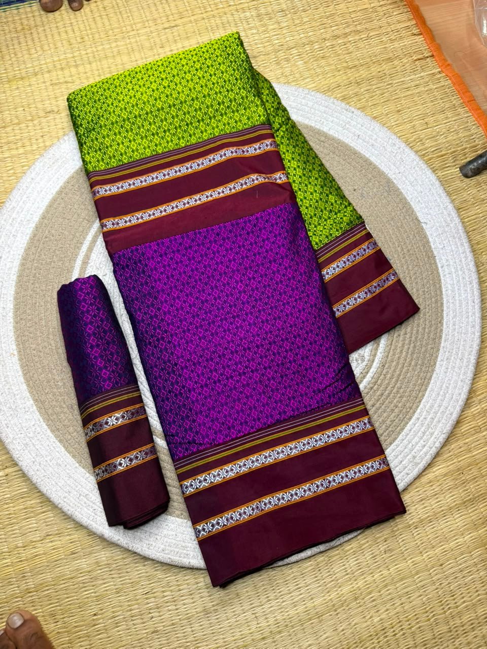Half and Half Khun Saree image 13