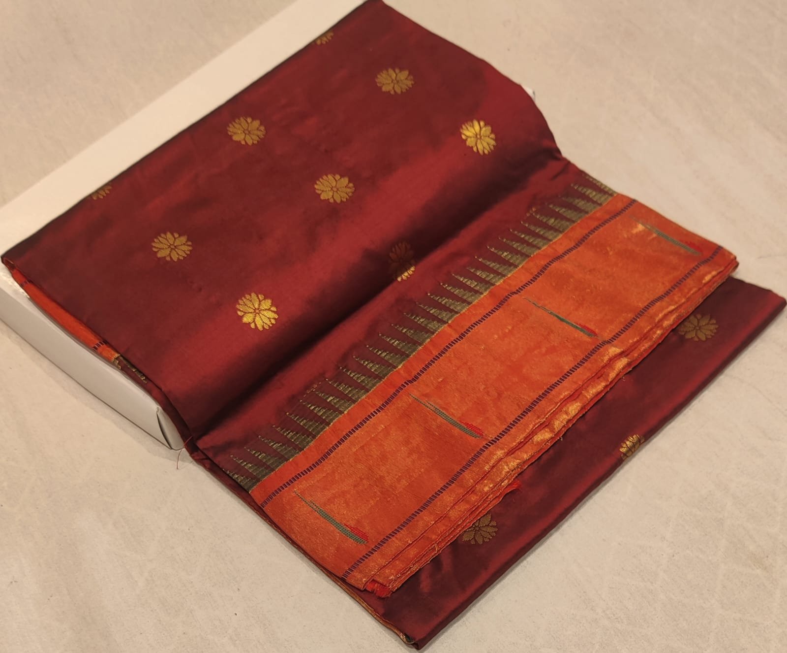 Muniya Paithani Pure Silk image 10