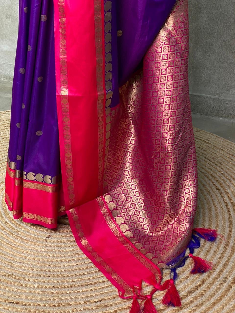 Soft Semi Silk Sarees image 12